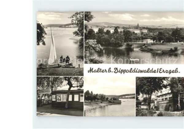 Malter Talsperre Segelboot Hotel Malter