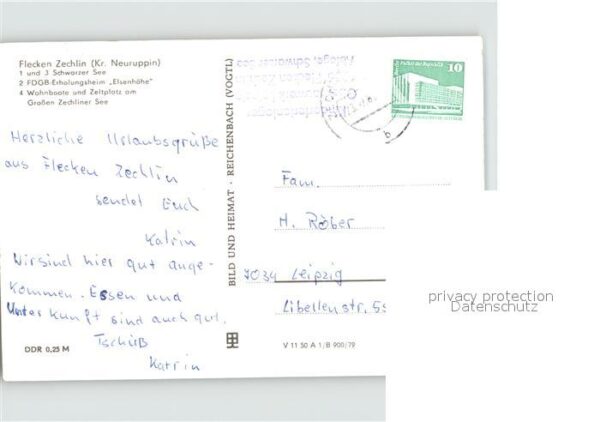 Flecken Zechlin Schwarzer See FDGB Erholungsheim Elsenh – Bild 2