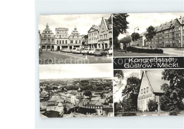 Guestrow Mecklenburg Vorpommern Marktplatz Ernst Barlach Gedenkstätte N