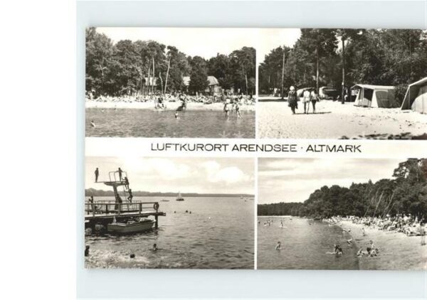 Arendsee Altmark Strandleben Zeltplatz