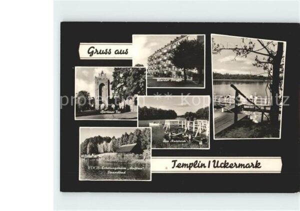 Templin Berliner Tor Werder Strasse FDGB Erholu