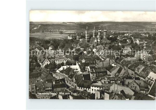 Naumburg Saale Blick zum Dom