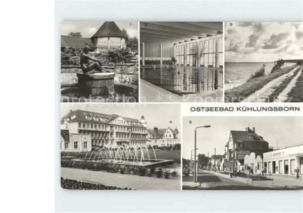 Kuehlungsborn Ostseebad Konzertgarten Ost Meerwasserschwimmhall