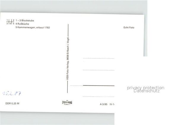 Landwuest Vogtländisches Bauernmuseum Blockstube – Bild 2
