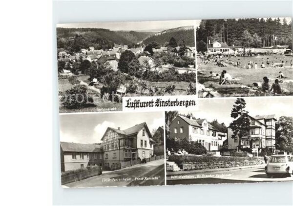 Finsterbergen Schwimmbad FDGB Erholungsheim Ernst Kam