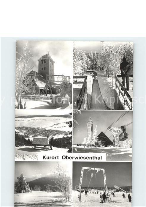 Oberwiesenthal Erzgebirge Wetterwarte Fichtelberg Rennschlittenba