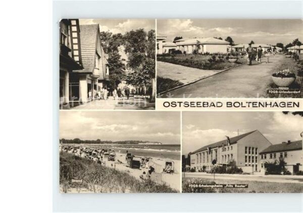 Boltenhagen Ostseebad FDGB Urlauberdorf Erholungsheim Fritz R