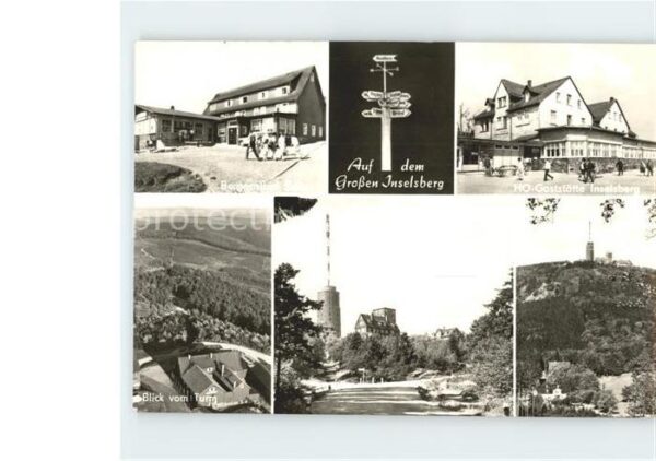 Inselsberg Schmalkalden HO Gaststätte Turm Berggasthof Stöhr