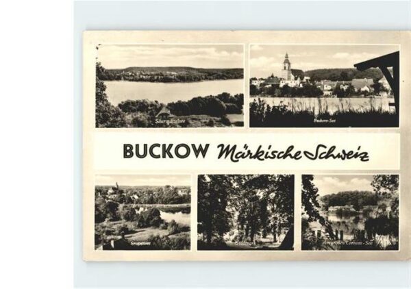 Buckow Maerkische Schweiz Schermützelsee Stadtpark Griepensee