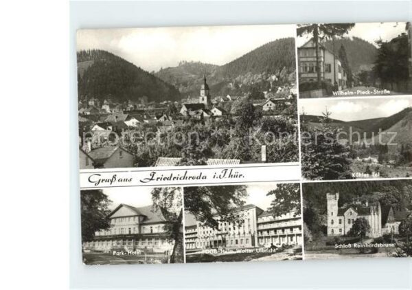 Friedrichroda Wilhelm Pieck Strasse Schloss Reinhards