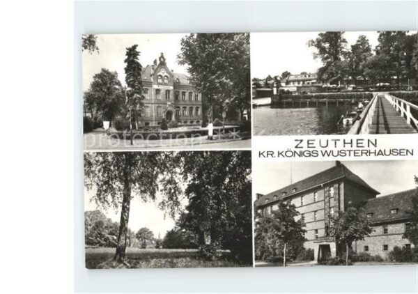 Zeuthen Seebrücke Rathaus Burg