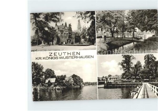 Zeuthen Rathaus Brücke See