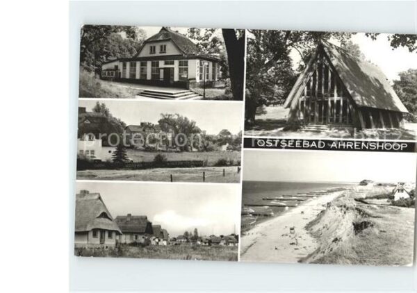 Ahrenshoop Ostseebad Strand Kirche Häuser