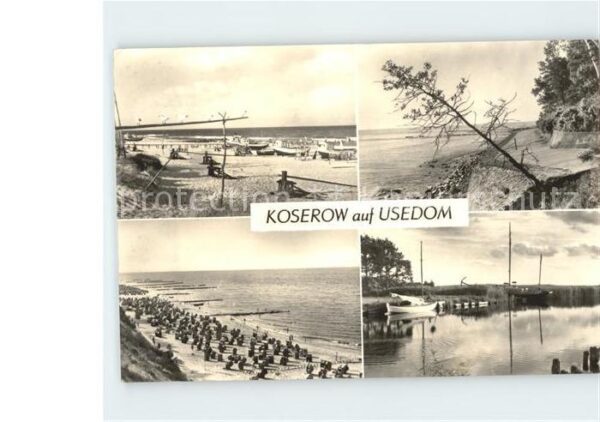 Koserow Ostseebad Usedom Fischereistrand Ufermauer Streckelberg