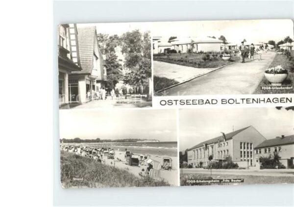 Boltenhagen Ostseebad Mittelweg FDGB Urlauberdorf Erholungshe