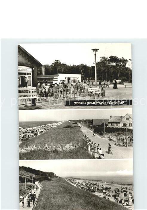 Graal-Mueritz Ostseebad Seeheilbad Strand Promenade Cafe