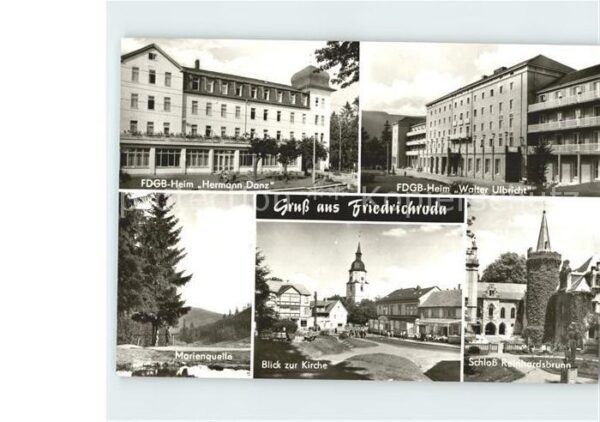 Friedrichroda FDGB Heim Hermann Danz Walter Ulbricht