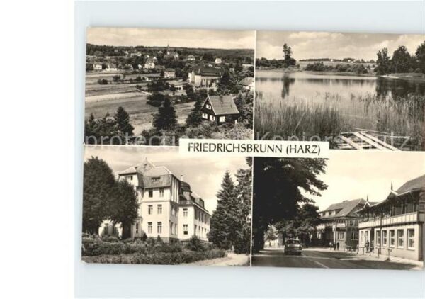 Friedrichsbrunn Harz Gondelteich Sanatorium Ernst Thälmann F