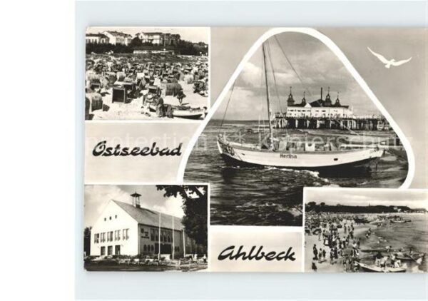 Ahlbeck Ostseebad Boot Hertha Strand Kirche