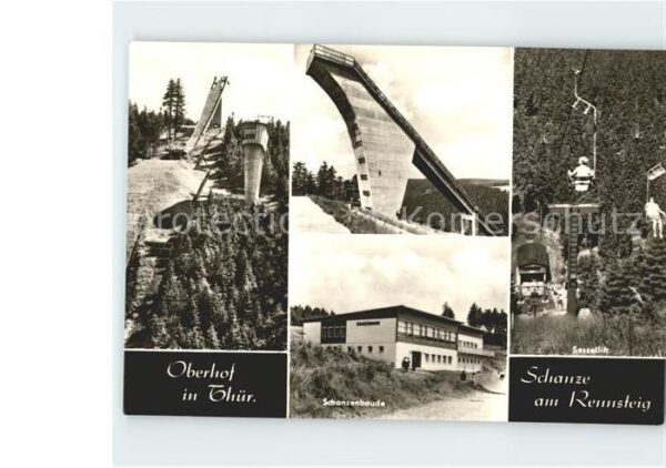 Oberhof Thueringen Schanzenbaude Sessellift