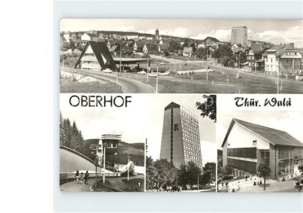 Oberhof Thueringen Rennschlitten Bobbahn FDGB Erholungshei