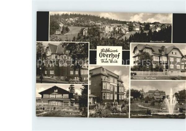 Oberhof Thueringen Haus Thüringen Ferienheim Karl Marx Ern