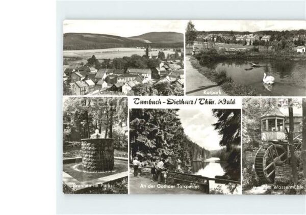 Tambach-Dietharz Kurpark Alte Wassermühle Gothaer Talspe