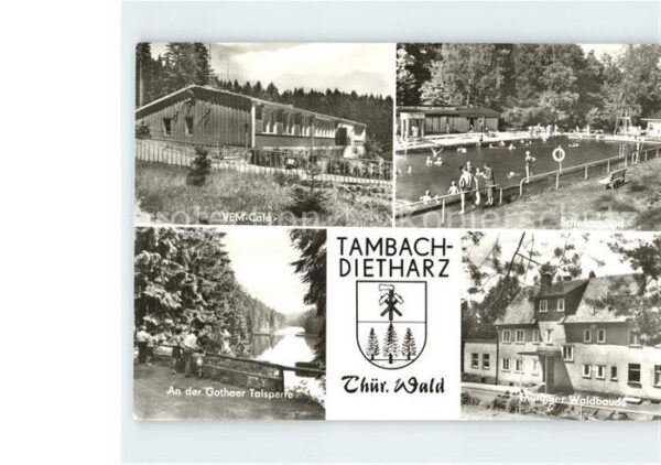 Tambach-Dietharz VEM Cafe Schwimmbad Waldbaude Gothaer T