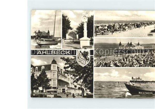 Ahlbeck Ostseebad HOG Seebrücke Konzertplatz Strand