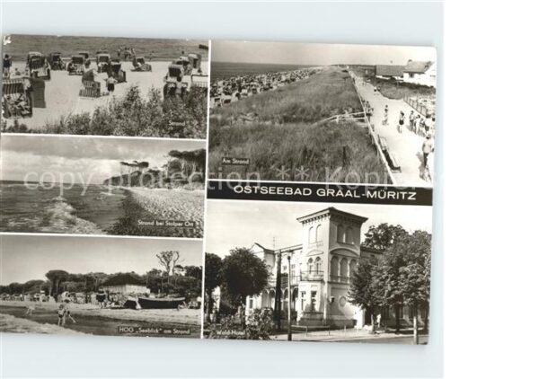 Graal-Mueritz Ostseebad Strand Stolper Ort HOG Seeblick am Stra