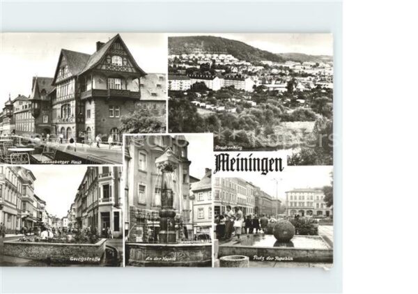 Meiningen Thueringen Henneberger Haus Drachenberg Platz der