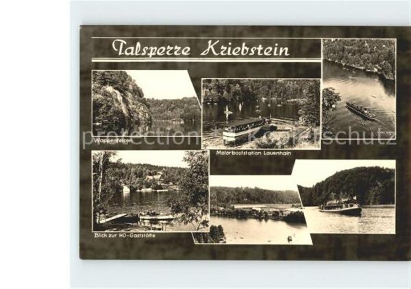 Kriebstein Talsperre Motorbootstation Lauenhain HO
