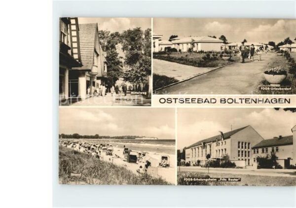 Boltenhagen Ostseebad FDGB Urlauberdorf Erholungsheim Fritz R