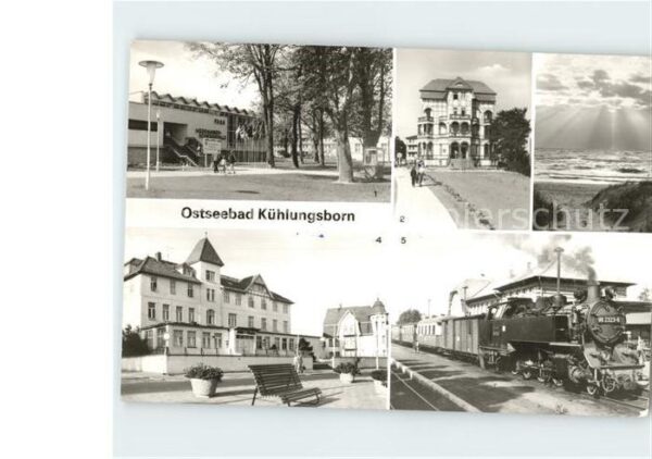 Kuehlungsborn Ostseebad FDGB Meerwasserschwimmhalle Schloss Mee