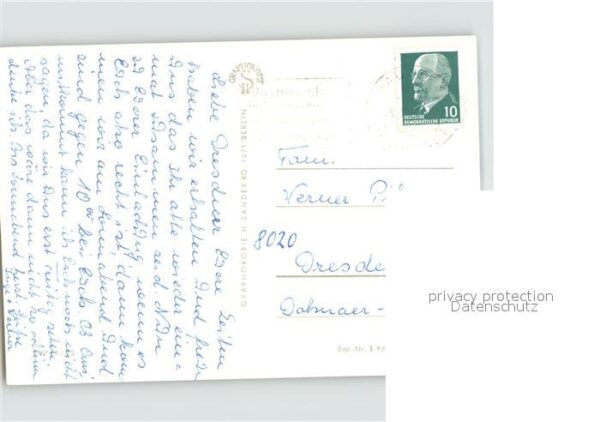 Bautzen Postamt Steinstrasse Rathaus Deutsch So – Bild 2