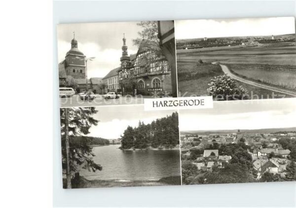 Harzgerode Markt Rathaus Teufelsteich