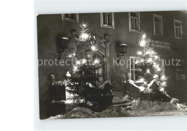 Thum Erzgebirge Rathaus Weihnachtszeit