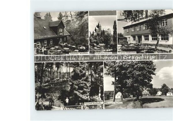Schwarzenberg Erzgebirge Bermsgrün Jägerhaus Waschleithe Schloss