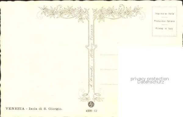 Venezia Venedig Isola di S Giorgio – Bild 2