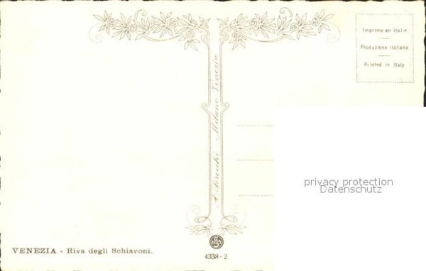 Venezia Venedig Riva degli Schiavoni – Bild 2