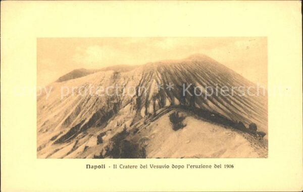 Napoli Neapel Cratere del Vesuvio