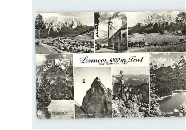 Lermoos Tirol Zugspitzbahn Blindsee Weissensee Zugspi