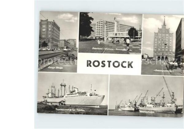 Rostock Lange Strasse Interhotel Warnow Übersee