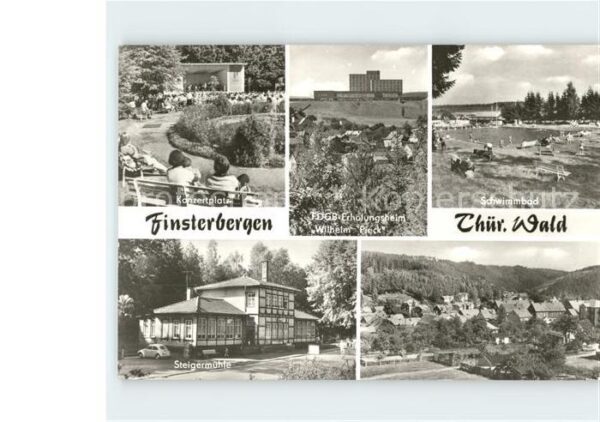 Finsterbergen Konzertplatz FDGB Erholungsheim Wilhelm