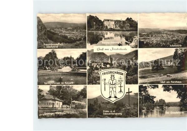 Friedrichroda Forsthaus Reinhardsbrunn Gondelteich Kr