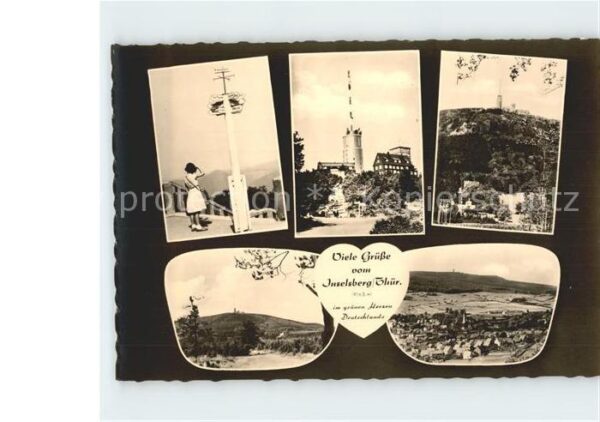 Inselsberg Schmalkalden Turm Ortsansichten