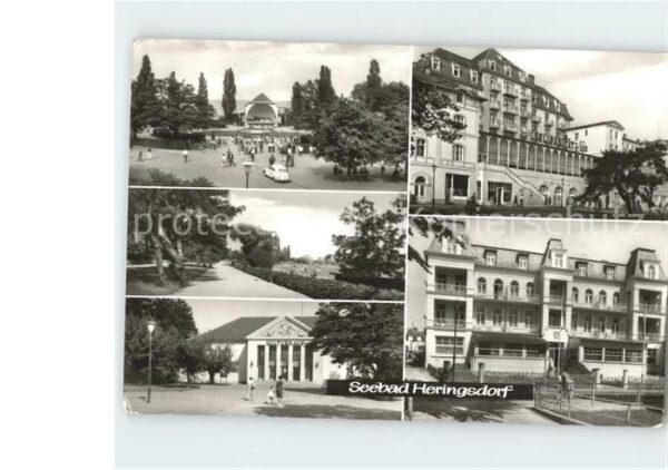 Heringsdorf Ostseebad Usedom Kurpark Kulturhaus FDGB Heim Solidaritä