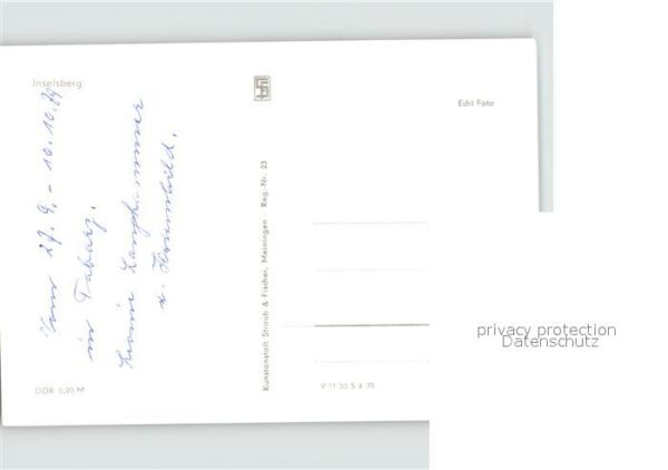 Inselsberg Schmalkalden Brotterode Berggasthof Stöhr – Bild 2