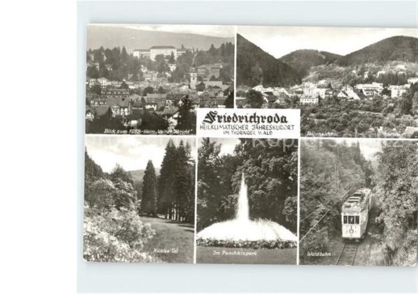 Friedrichroda FDGB Heim Walter Ulbricht Waldbahn Pusc