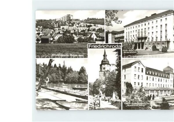 Friedrichroda Erholugsheim August Bebel Gondelteich